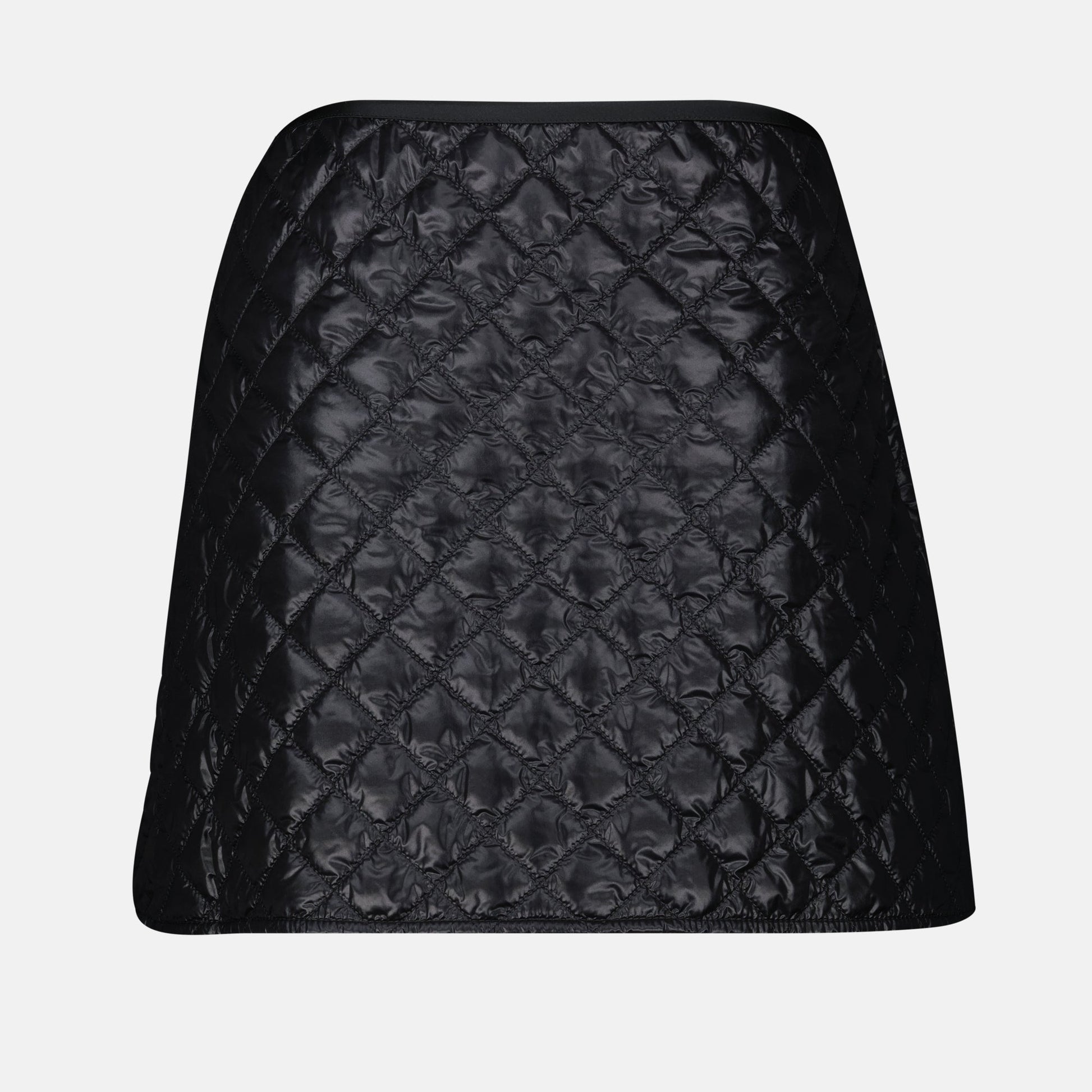 quilted skirt, mini skirt, black skirt, Moncler skirt, autumn winter fashion