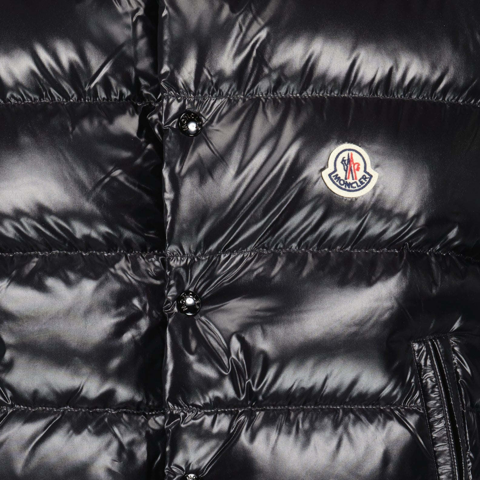 Tibb sleeveless jacket, Moncler, black nylon jacket, luxury outerwear, Autumn-Winter 2024