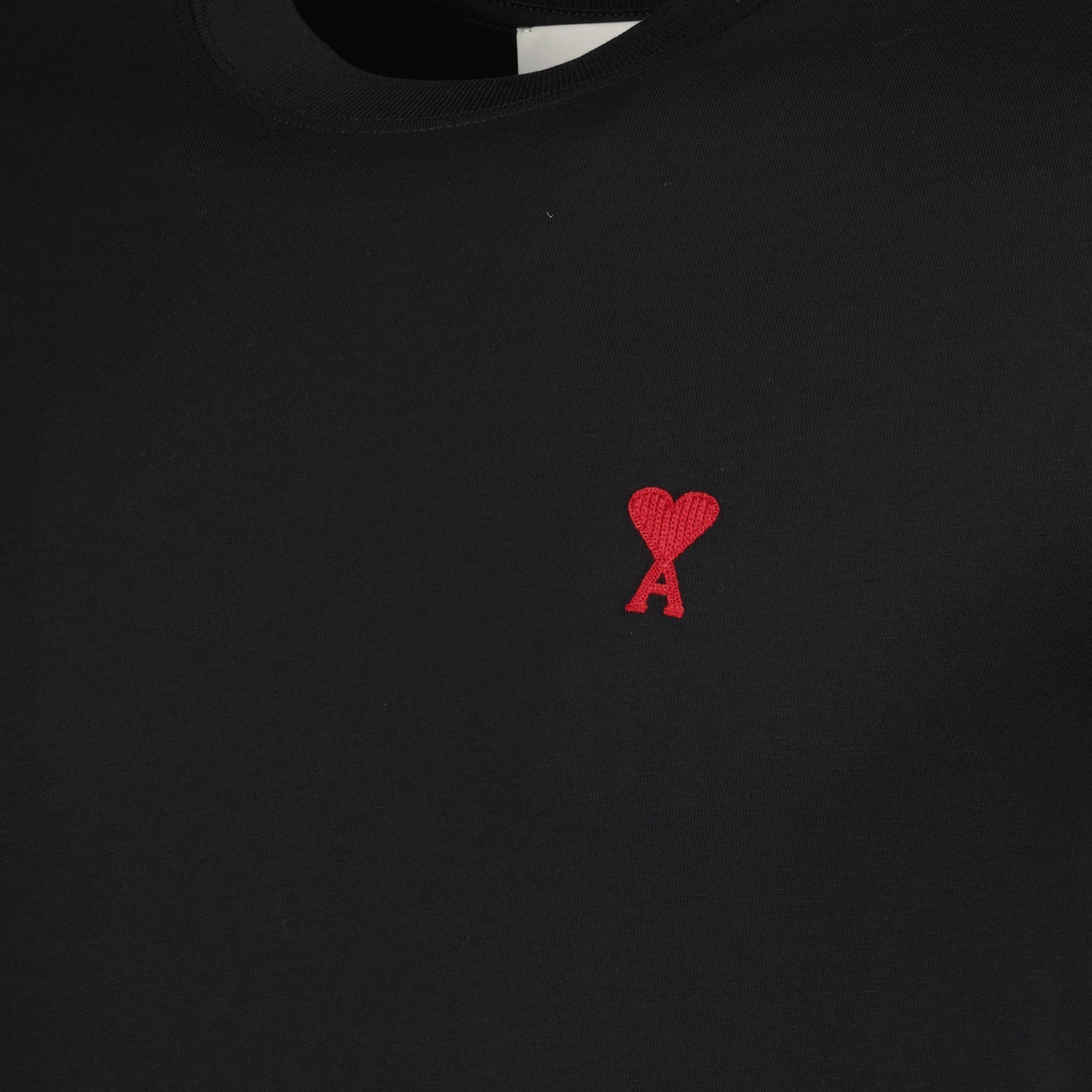 Schwarzes Ami de Coeur T-Shirt