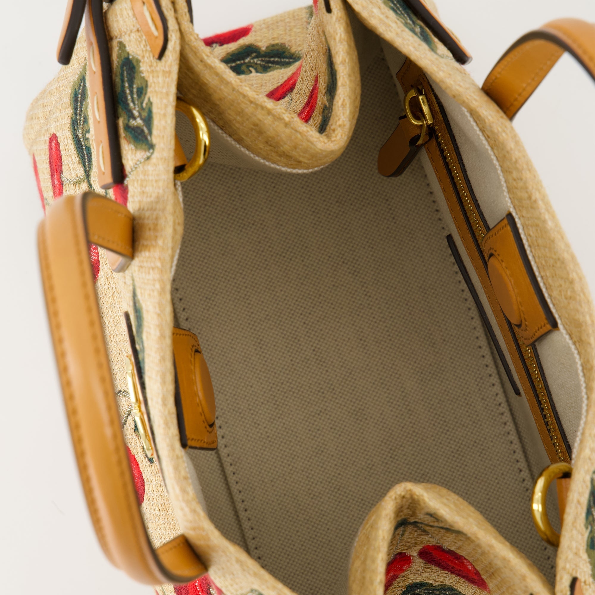 raffia bag, cabas bag, designer handbag, Cherryfic, luxury accessories