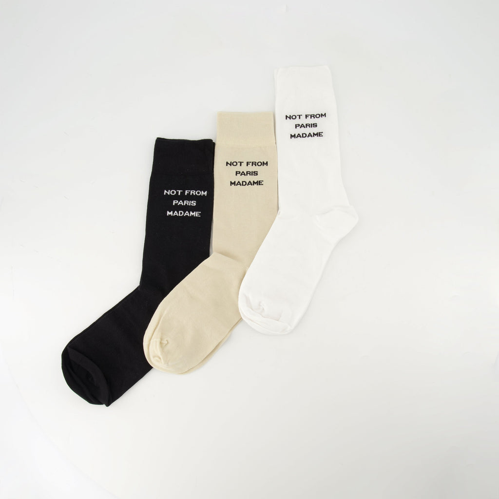 slogan socks, Drole De Monsieur, cotton socks, stylish socks, men's fashion accessories