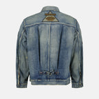 Timeless Blue Denim Jacket with Patches