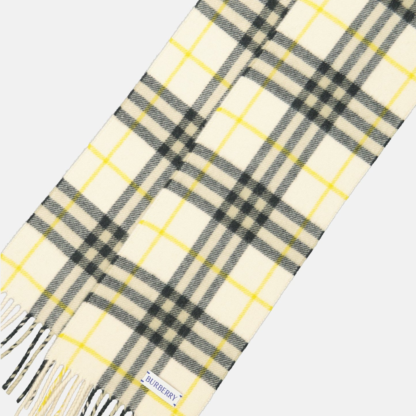 plaid scarf, cashmere, Check Collection, fall winter 2024, vintage charm