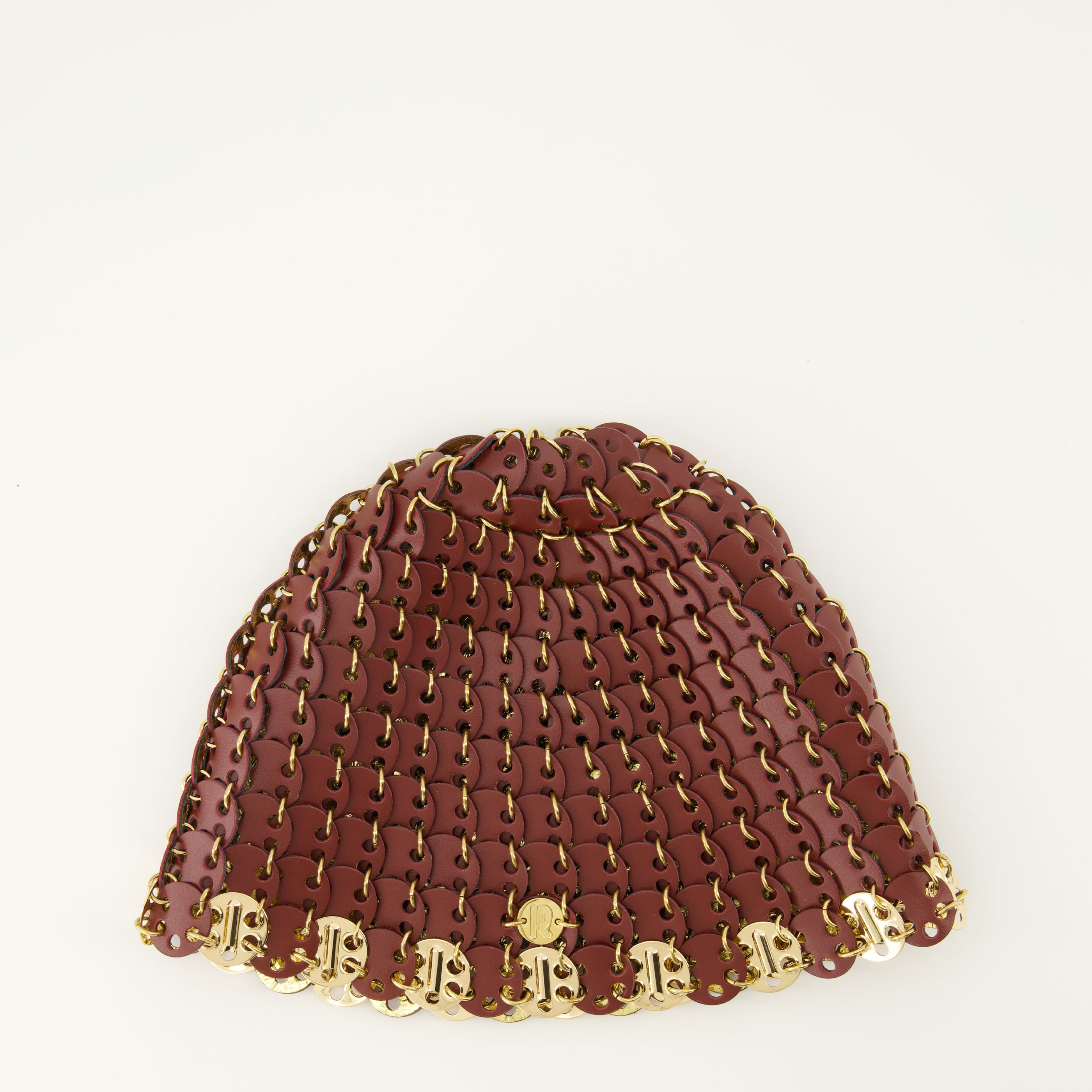 Bordeaux Leder Disk Bob