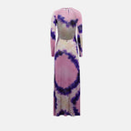 Image of Tie and Dye Dress by Rabanne for Women - Season Spring-Summer 2025 - Detail View 2