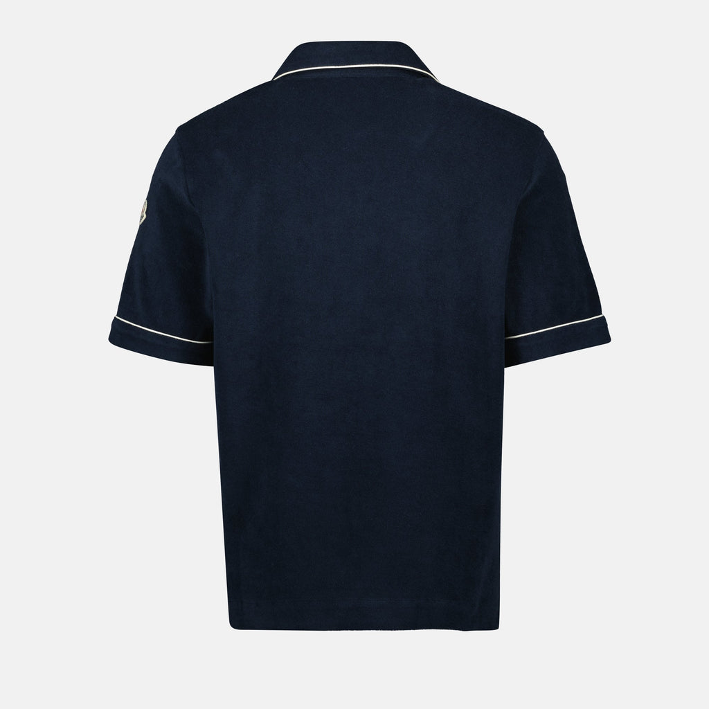 Navy Baumwoll-Piqué Polo