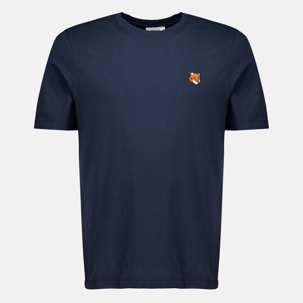 Camiseta Fox de algodón azul marino