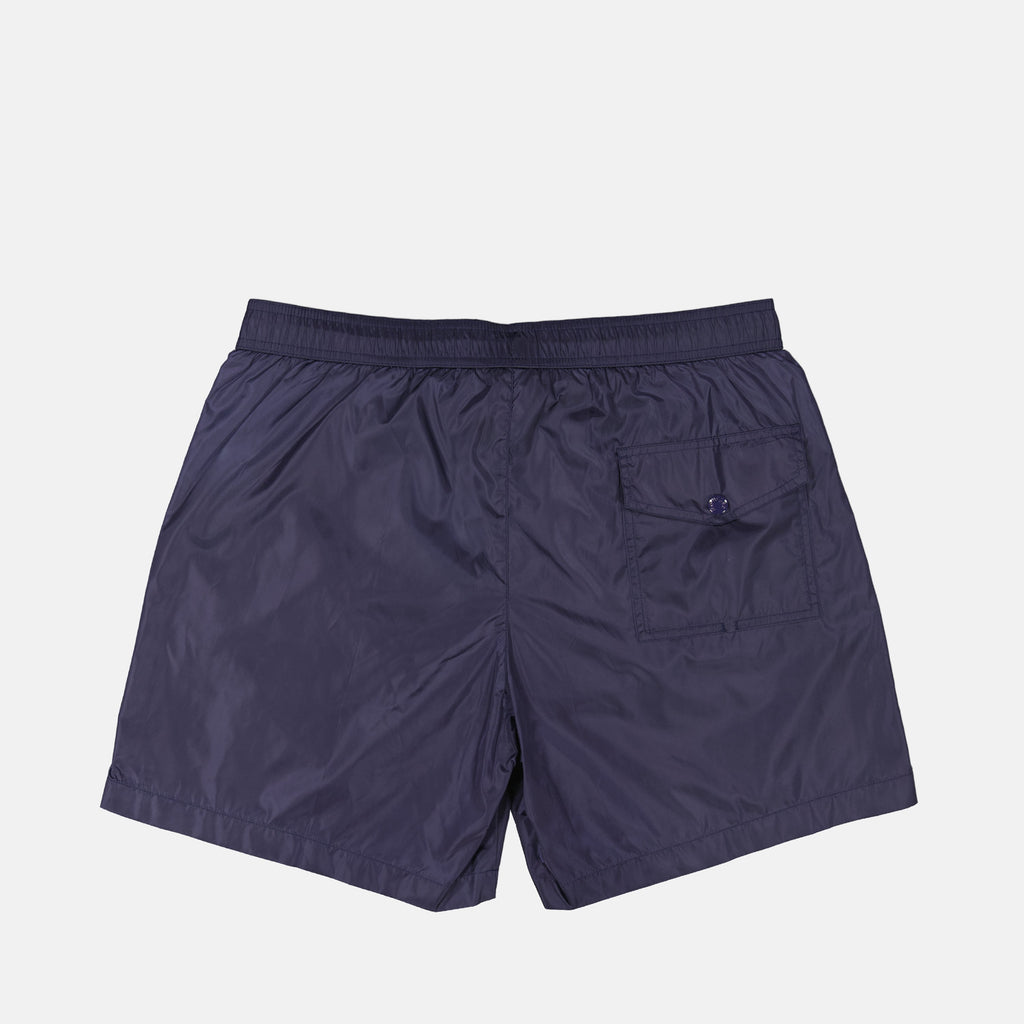 swim shorts, Moncler swimwear, navy swim shorts, men's swimwear, designer swim shorts