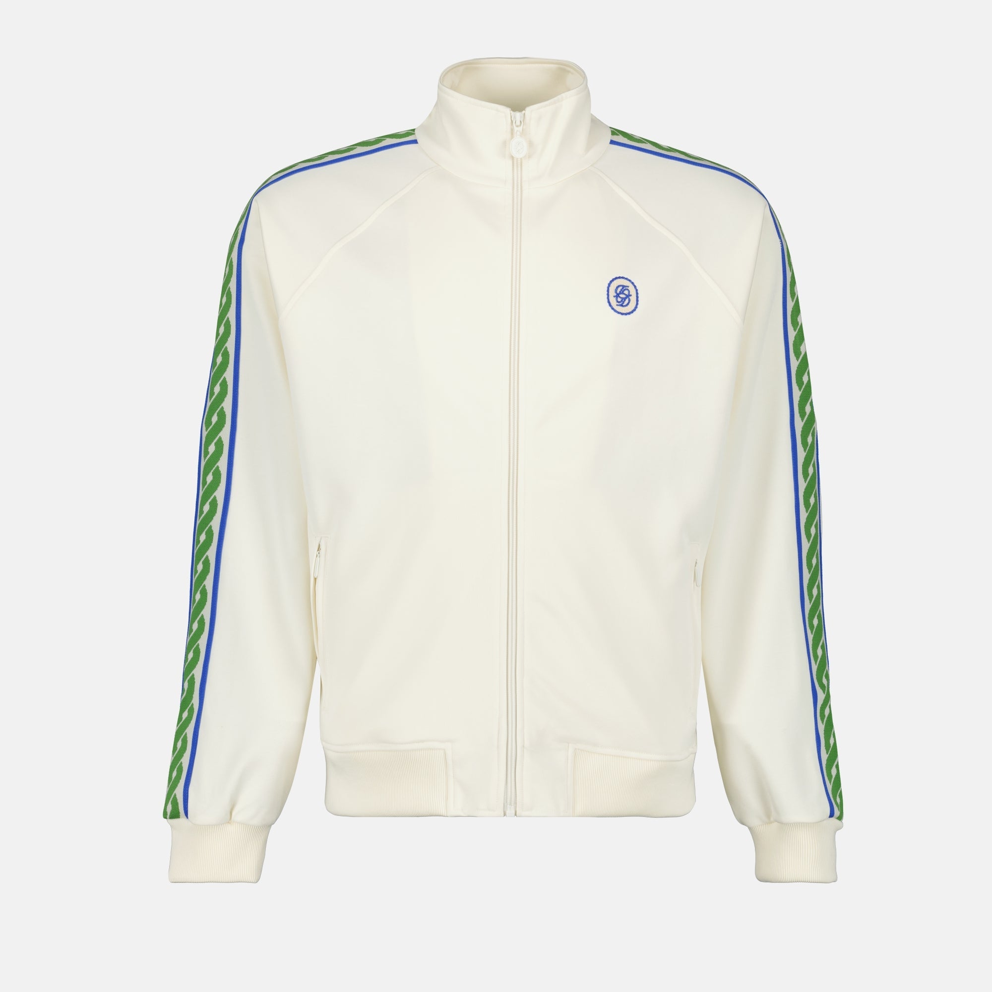 Woven Track Jacket, Drôle De Monsieur, White Sweatshirt, Men’s Sportswear, Spring-Summer Fashion