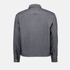 Dior jacket, Hylton Nel collaboration, gray jacket, designer outerwear, contemporary fashion