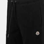 Jogging noir logo Moncler