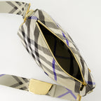 Image of Checkered Shield Shoulder Bag by Burberry for Women - Season Spring-Summer 2024 - Detail View 2