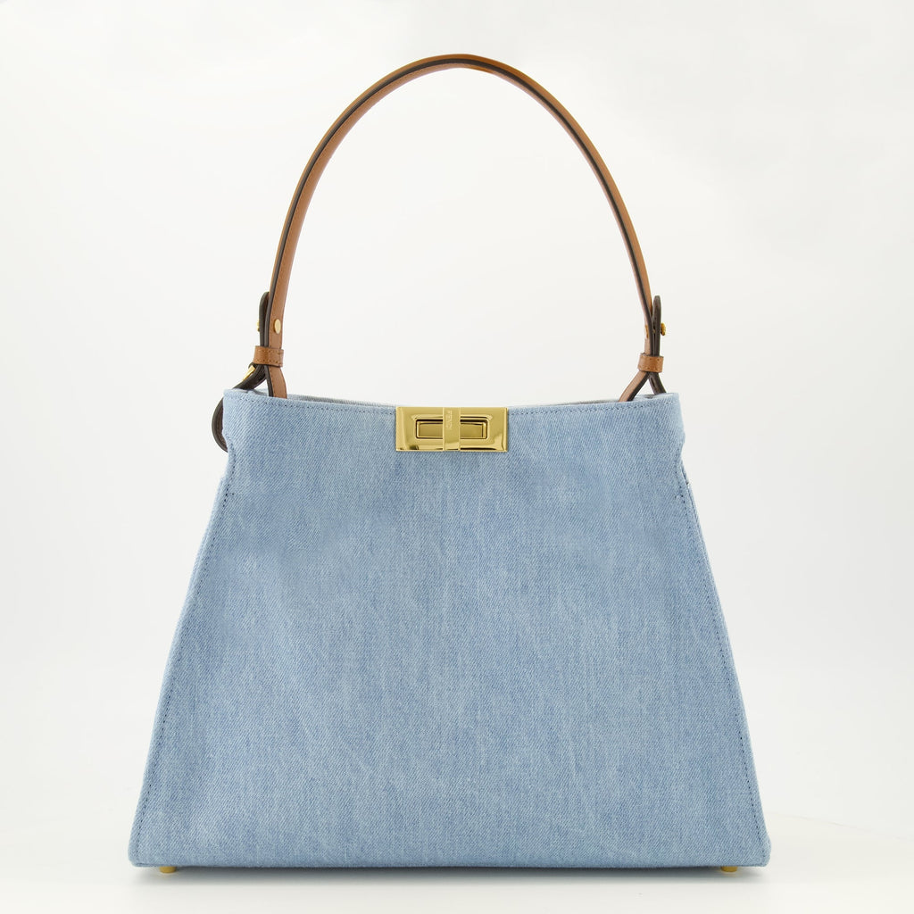 Bolso Way Medium de denim azul