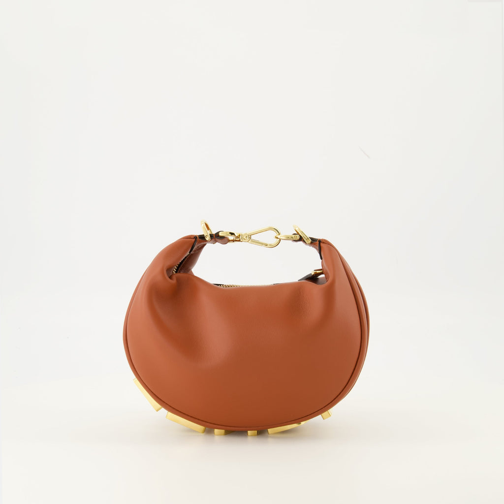 Image of Le Sac Fendigraphy Mini by Fendi for Women - Season Autumn-Winter 2025 - Back View