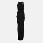 Vivenda dress, Christopher Esber, black dress, Fall-Winter fashion, draped details