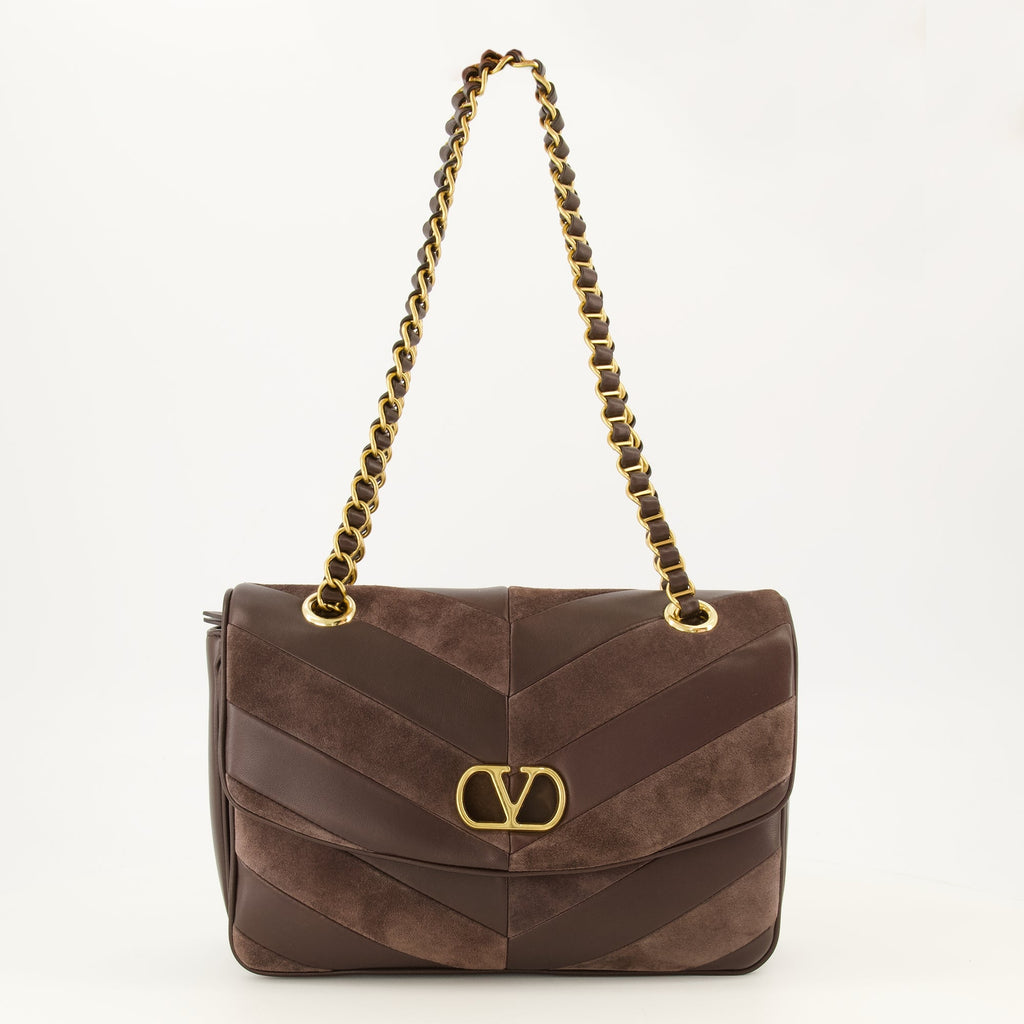 Panthea Petit Tasche aus braunem Leder