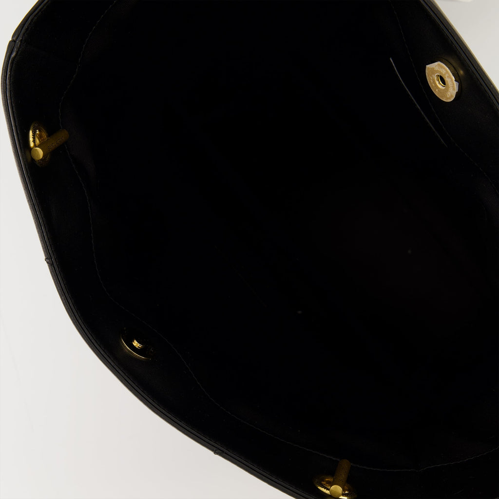 Saint Laurent bag, Jamie Shopping Bag, black lambskin bag, designer accessories, luxury handbags