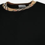 Burberry sweater, check wool sweater, men's knitwear, designer pullover, luxury fashion