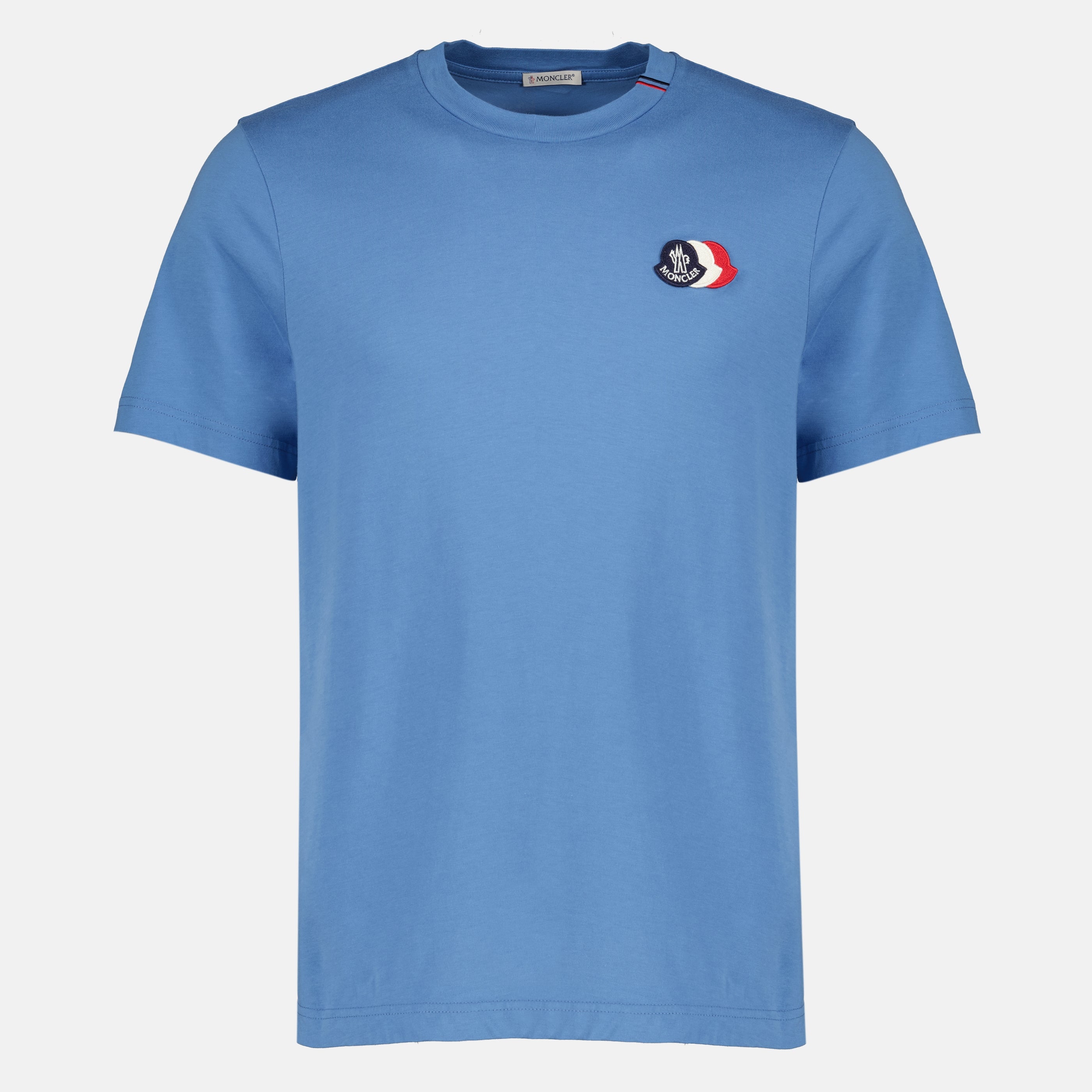 Tricolore Logo Baumwoll-T-Shirt