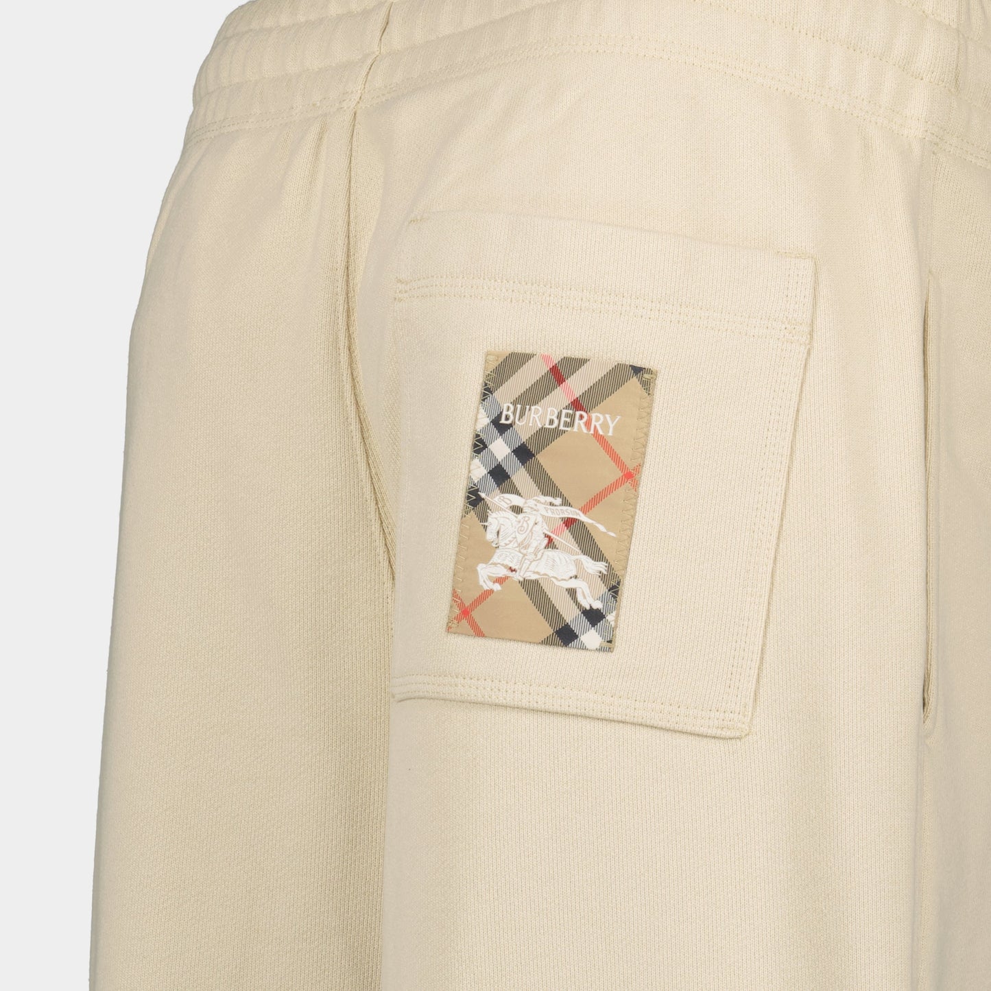 Cavalier jogging pants, cotton pants, beige jogging, luxury fashion, Burberry collection