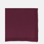 Image of Châle FF Bordeaux by Fendi for Women - Season Spring-Summer 2026 - Front View