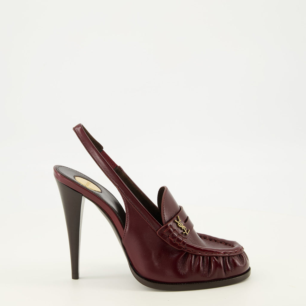 Loafer Slingbacks Bordéus