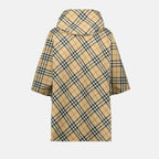 Image of Check Cape by Burberry for Unisex - Season Spring-Summer 2025 - Back View
