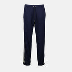 Image of Navy Sweatpants by Moncler for Men - Season Spring-Summer 2025 - Front View