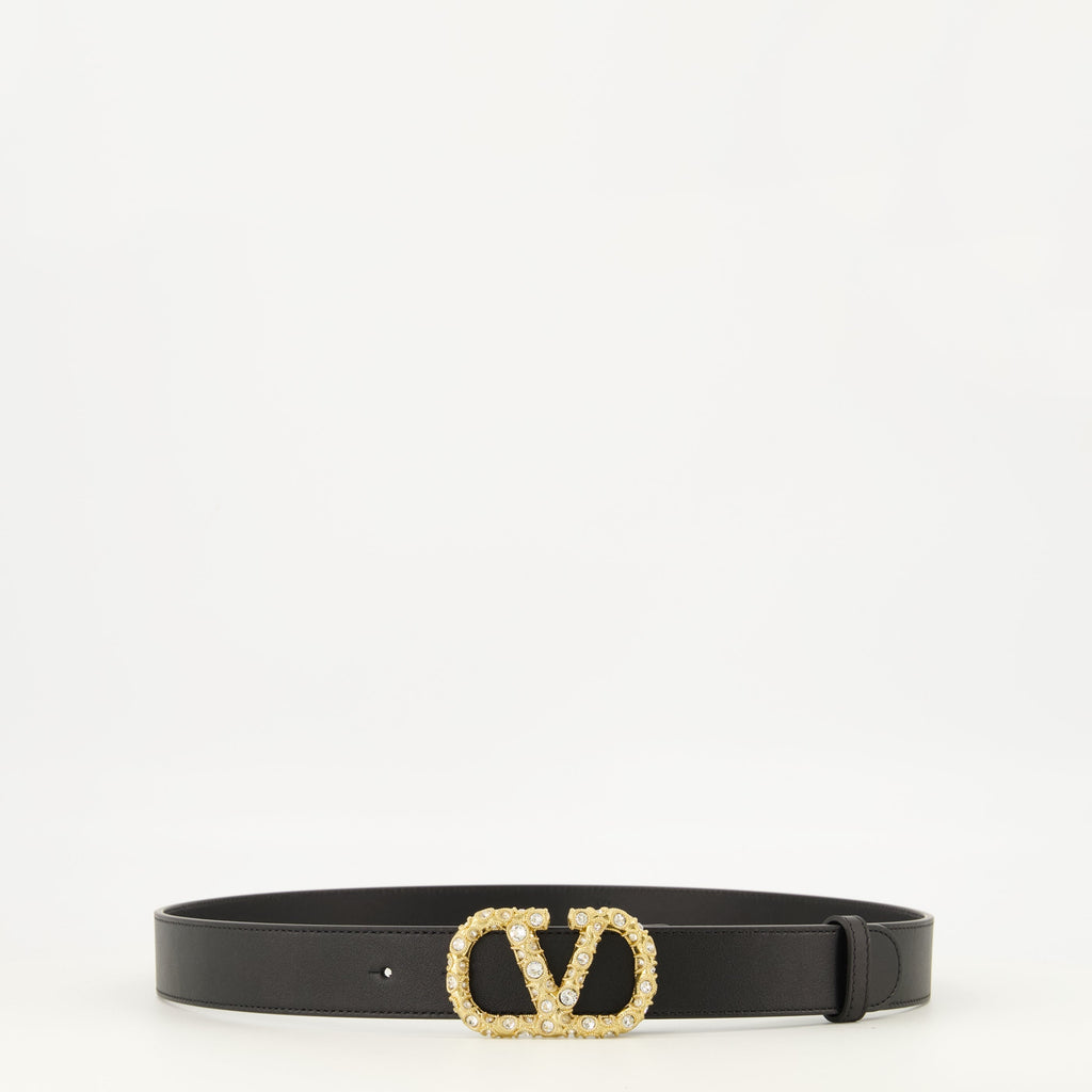 Vlogo Belt with Swarovski® Crystals
