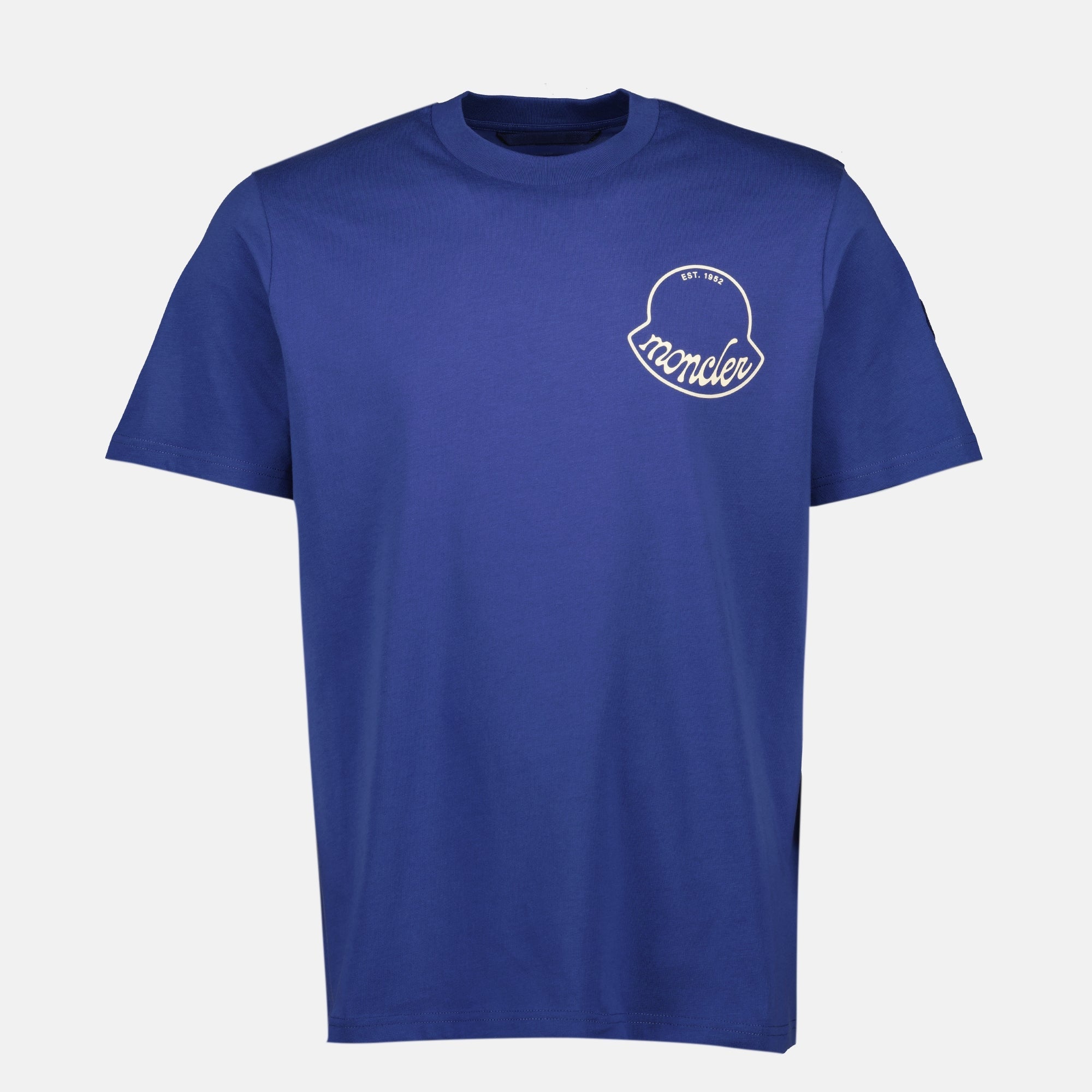 Image of Moncler Logo T-Shirt by Moncler for Men - Season Autumn-Winter 2025 - Front View