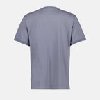 Dior Charm T-shirt, gray blue T-shirt, Autumn-Winter 2024, luxury cotton T-shirt, Dior apparel