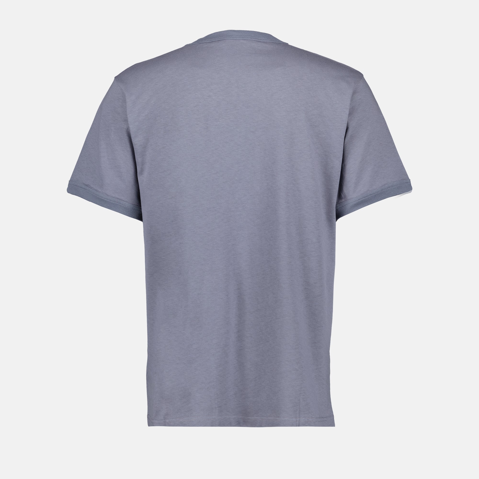 Dior Charm T-shirt, gray blue T-shirt, Autumn-Winter 2024, luxury cotton T-shirt, Dior apparel