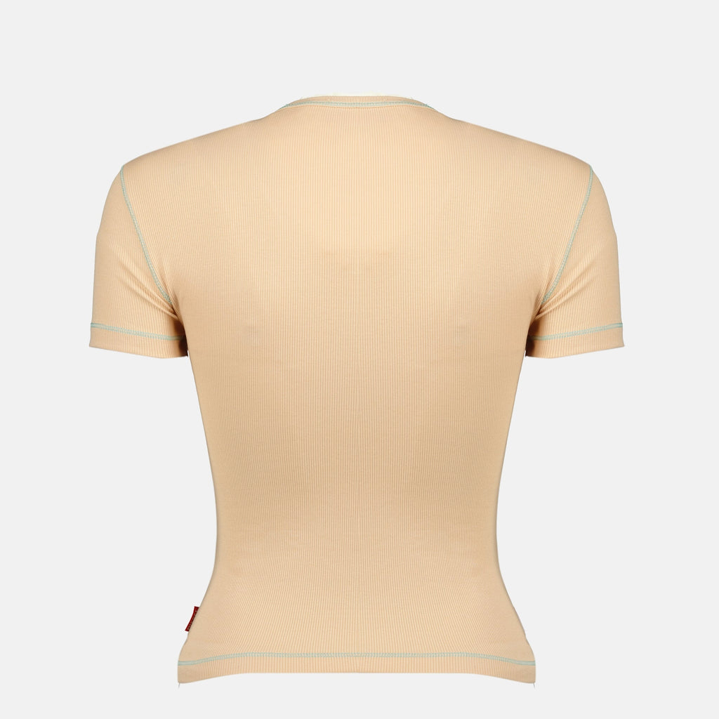 Bild des rosa T-Shirts Brenda von Diesel für Frauen - Saison Frühling-Sommer 2026 - Rückansicht