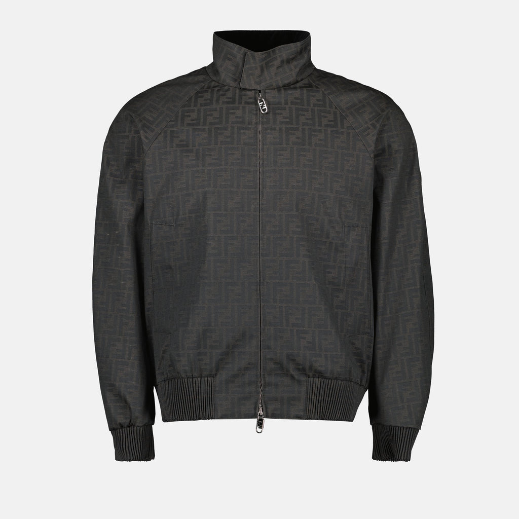 Image of Refined Nylon Blouson Jacket by Fendi for Men - Season Autumn-Winter 2024 - Front View