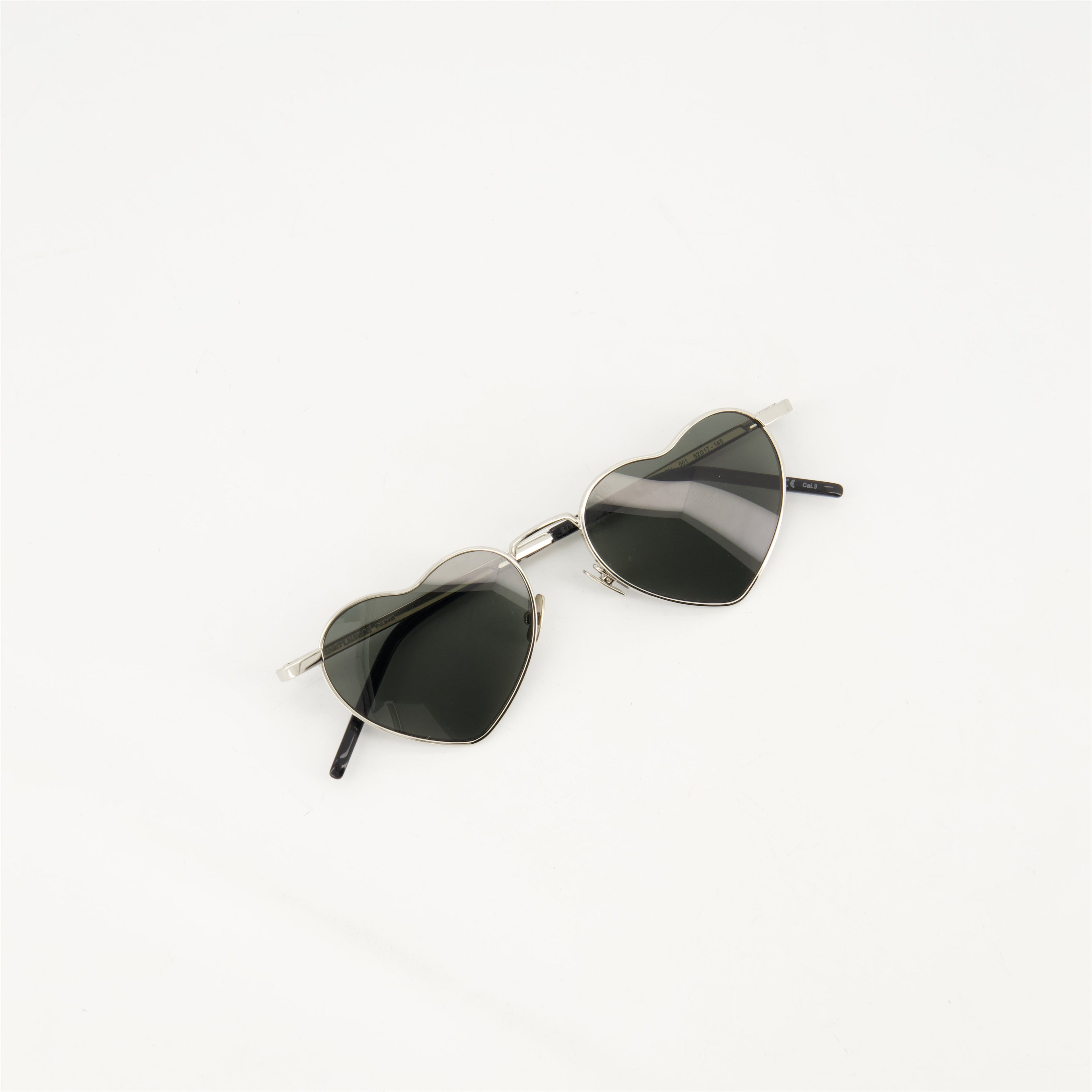 SL 301 LOULOU sunglasses, Saint Laurent eyewear, silver sunglasses, UV protection sunglasses, unisex sunglasses
