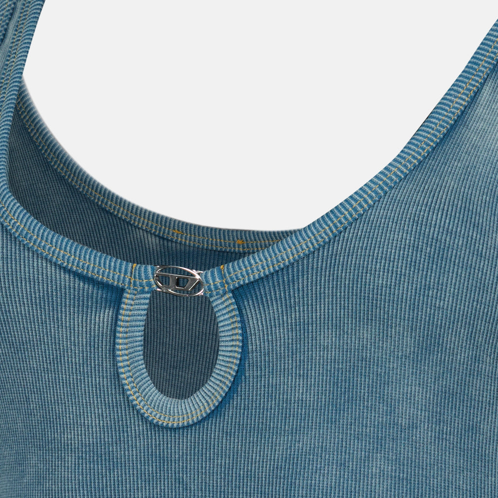 Imagem do Body Coton Maura Bleu da Diesel para Mulheres - Temporada Primavera-Verão 2026 - Detalhe 1