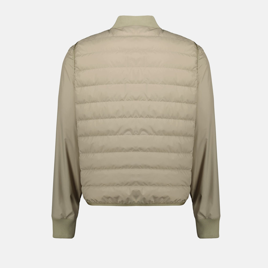 Imagem da jaqueta removível Verney Beige da Moncler para Homens - Temporada Primavera-Verão 2025 - Vista Detalhe 2