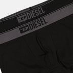 Imagen del Conjunto de Boxers Negro y Gris Oscuro de Diesel para Hombres - Temporada Otoño-Invierno 2025 - Vista Detalle 2