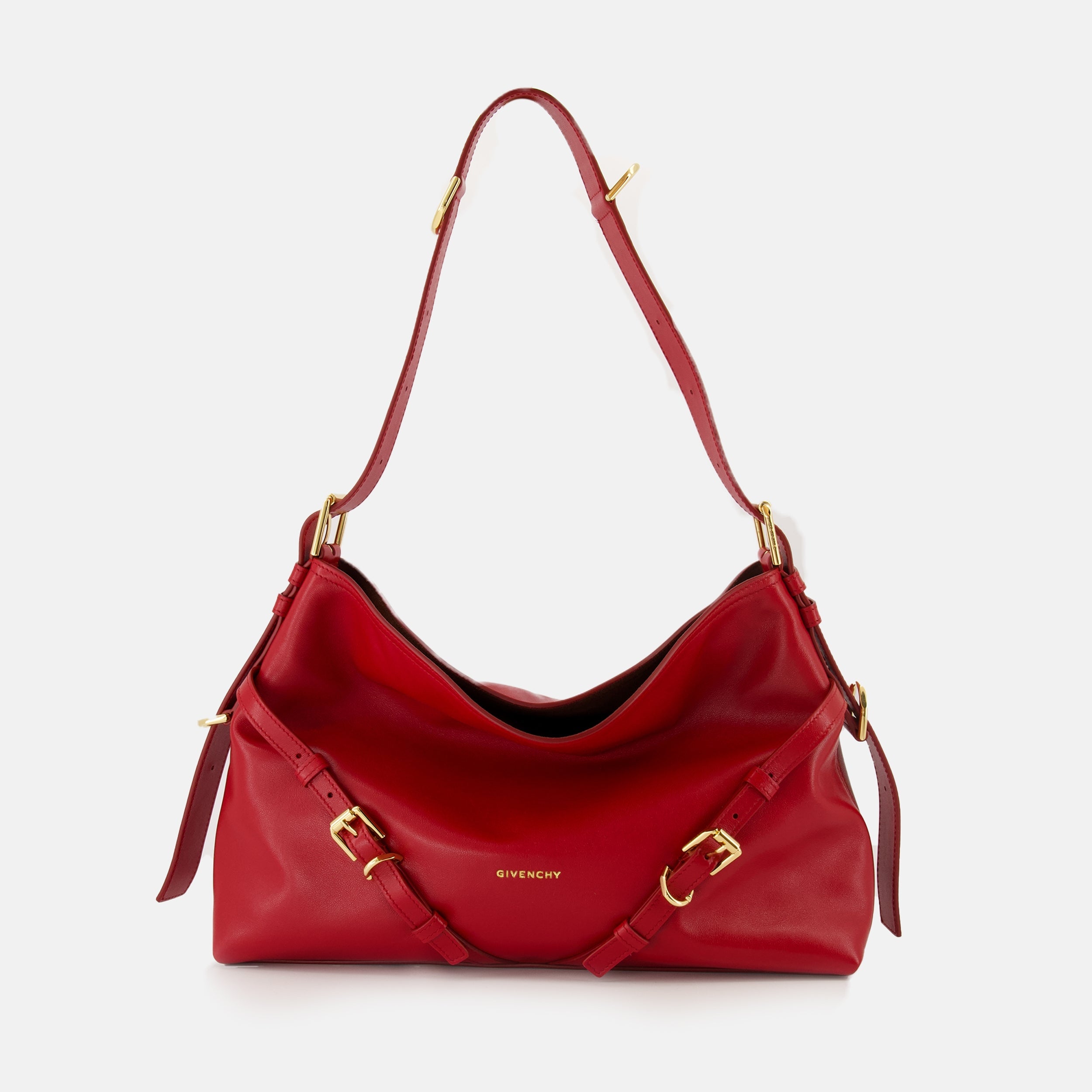 Givenchy bag, leather handbag, luxury accessories, red handbag, medium size bag