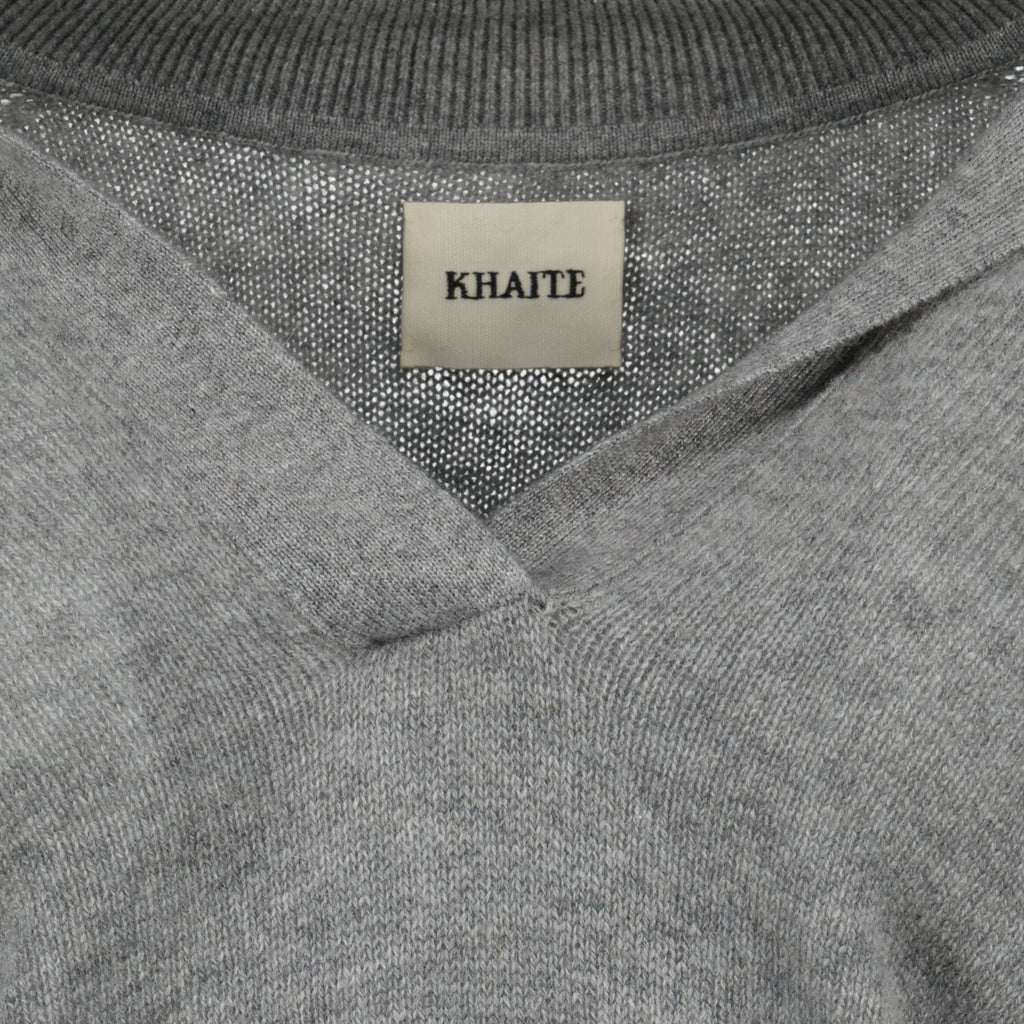 cashmere polo, Khaite clothing, cropped top, women's fashion, designer cashmere