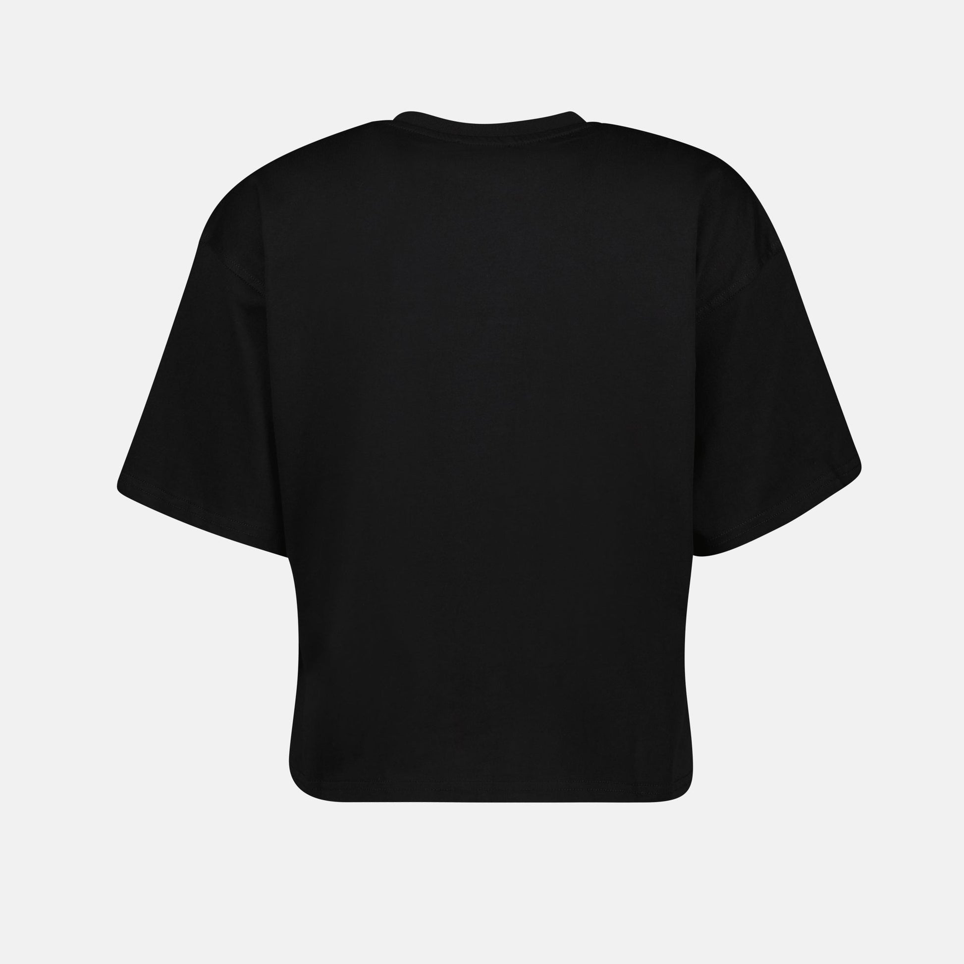 black crop t-shirt, Diesel T-Buxt, luxury t-shirt, Autumn-Winter 2024, premium cotton t-shirt