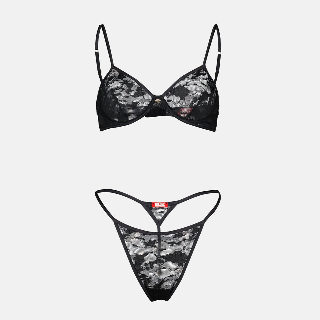D-Wire-Ult Black Lace Bra