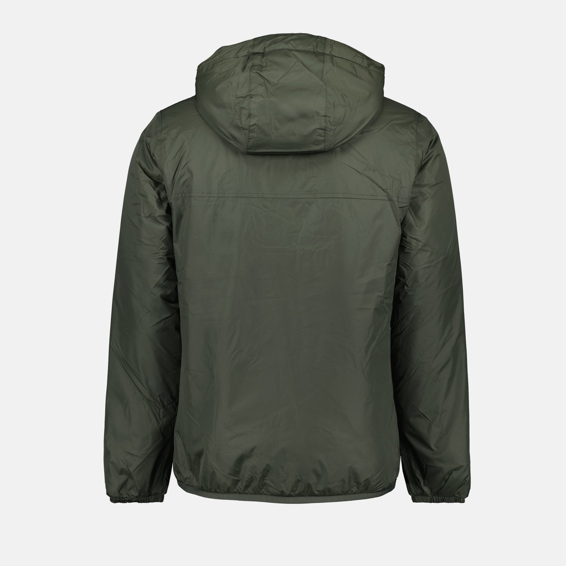 waterproof jacket, K-Way Eiffel, khaki green jacket, Autumn-Winter fashion, luxury outerwear