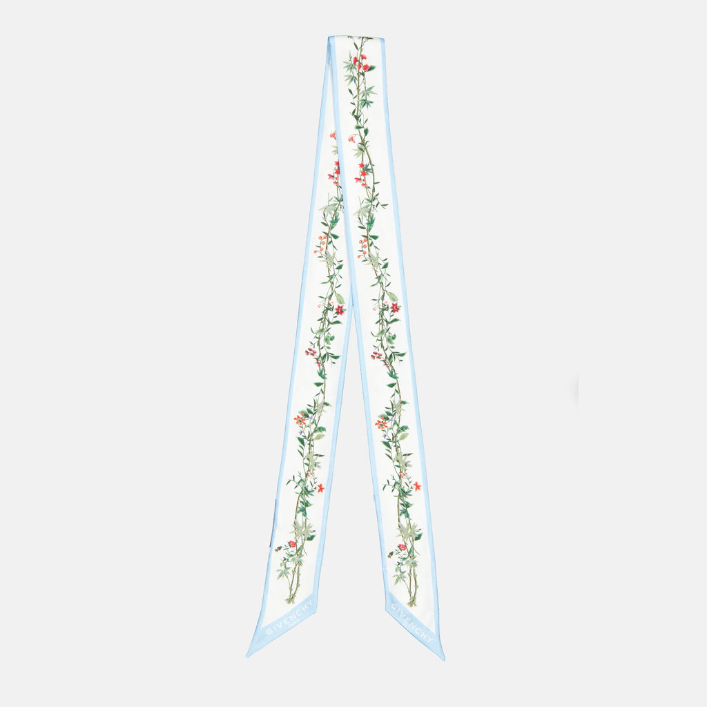 silk headband, Givenchy accessories, floral print headband, luxury fashion accessory, Autumn-Winter collection