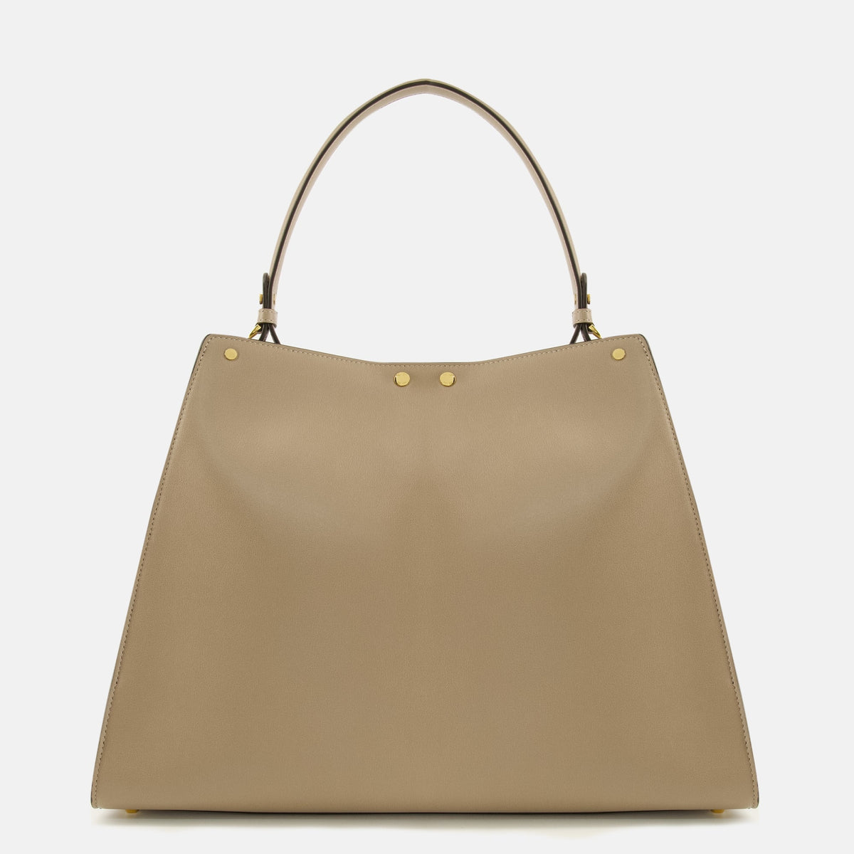 Way Large Leather Beige Bag