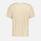 Givenchy t-shirt, luxury cotton t-shirt, beige t-shirt, 4G motif, Autumn-Winter 2024