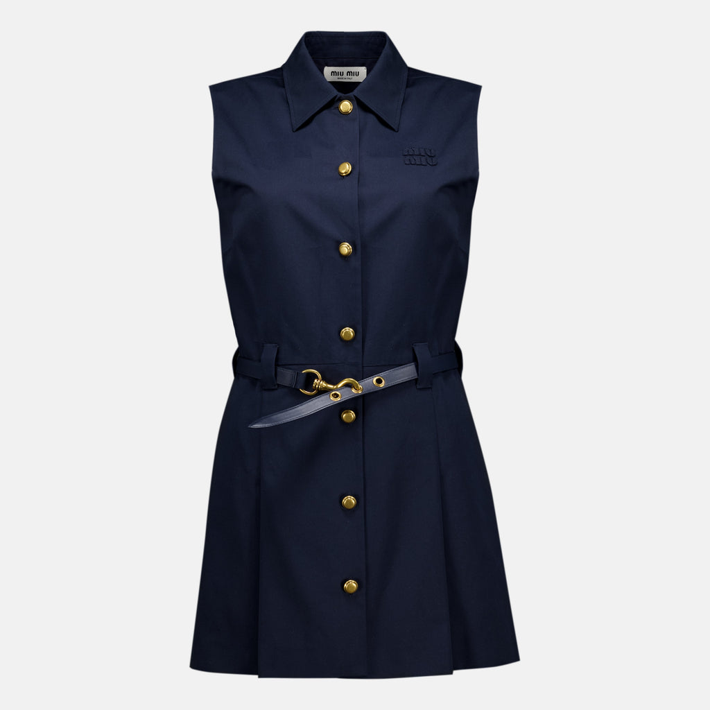 Short navy dress