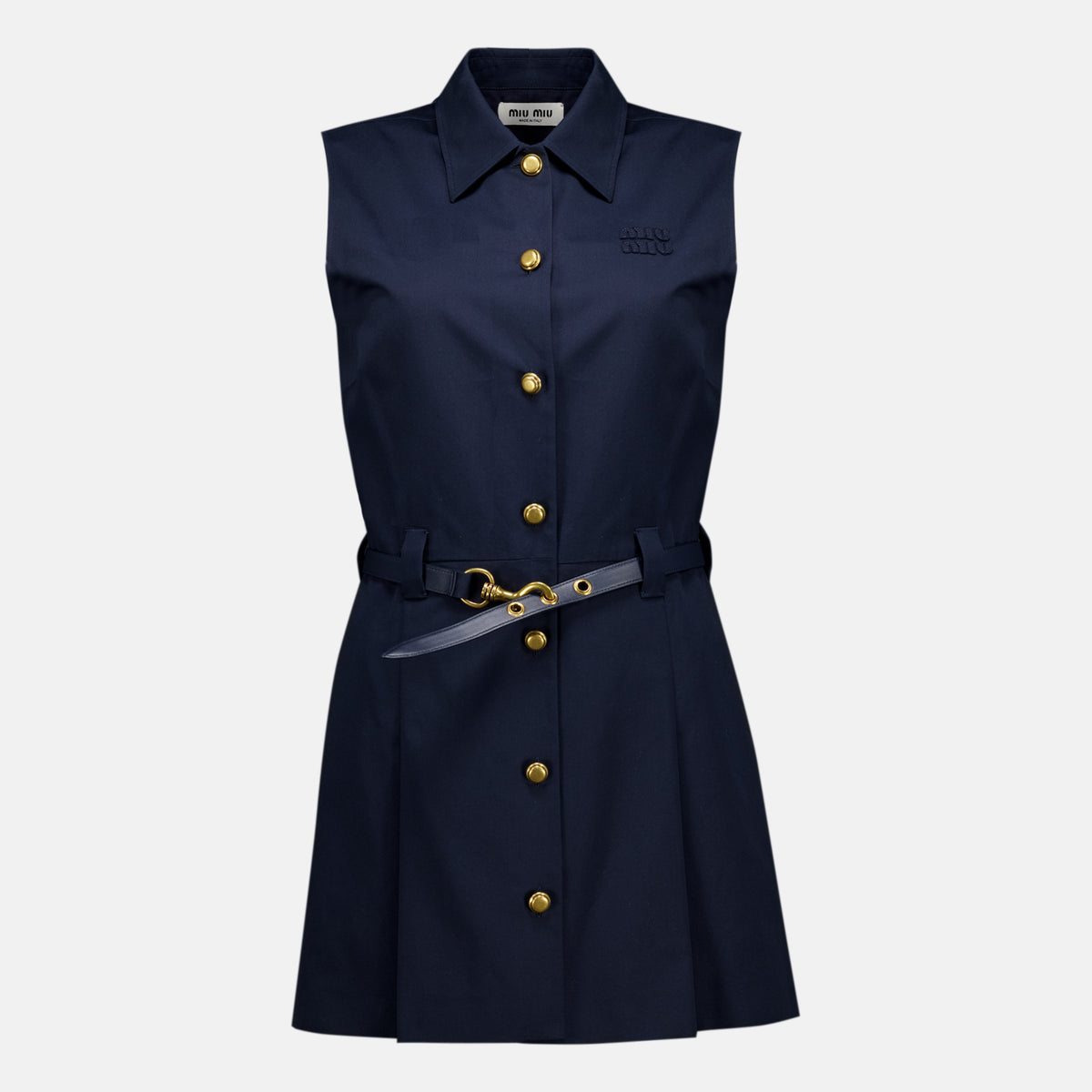 Short navy dress