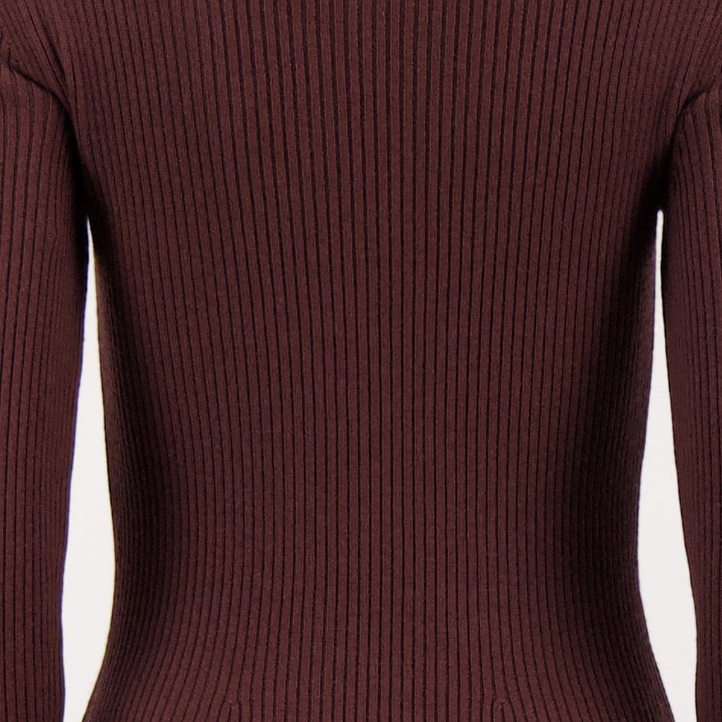 M-Oloni Wollkleid in Bordeaux