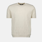 Image of Cotton Selleria Pullover by Fendi for Men - Season Spring-Summer 2025 - Front View